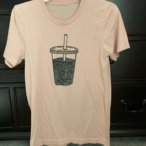 Peach Iced Drink Graphic Tee